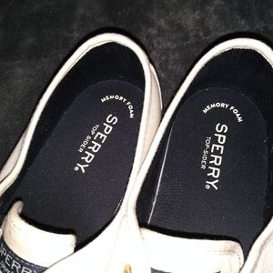Memory foam Sperry top sider